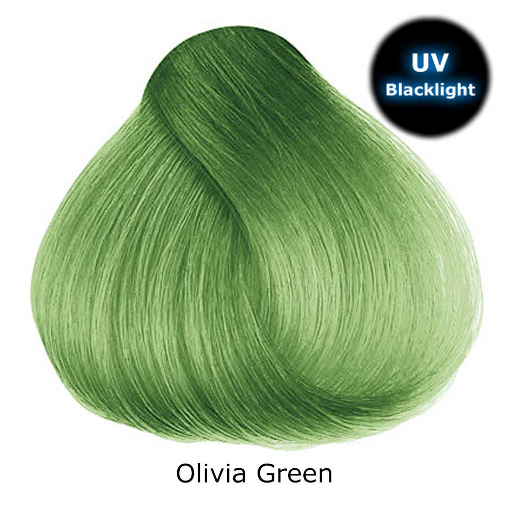 Hermans Amazing Haircolor - Olivia Green UV Coloration semi permanente - Vert